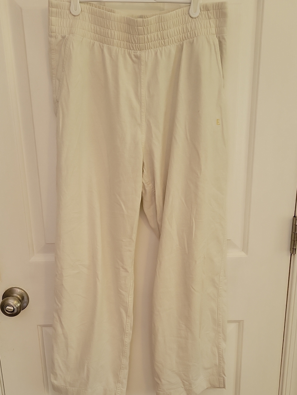Everlane Women’s Cream Elastic-Waist Pull-On Pants